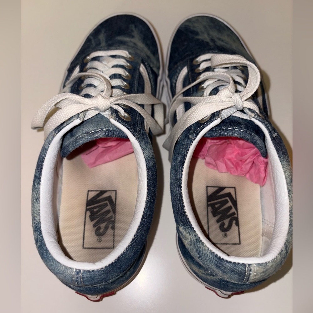 Vans Old Skool Acid Denim Sneakers Women's Sz9 Men’s 7.5 - Picture 2 of 7